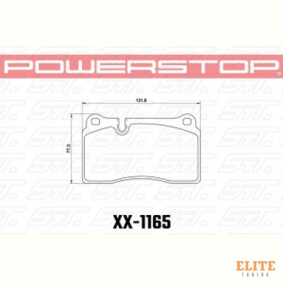 Колодки тормозные 23-1165 PowerStop Z23 передние Range Rover Sport Brembo 2005-2013