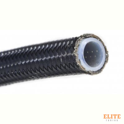 Армированный шланг AN-06/D-06, T60 серия, тефлон (PTFE) BlackRock Lab T606BK черный