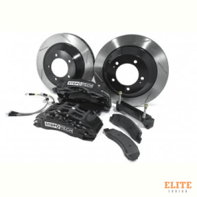 Тормозная система передняя 380x35mm, StopTech 6 поршней, чёрный, Toyota LC200, LX570, 2008-2015
