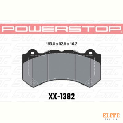 Колодки тормозные 26-1382 PowerStop Z26 передние Jeep SRT8 2012-2014, AUDI 4F RS6 (BREMBO)