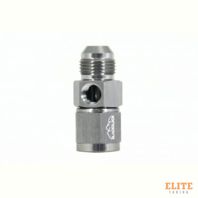 Адаптер под датчик NPT1/8", М AN8 - П AN8, алюминий, BLACKROCK LAB AN0808-18NPTTi