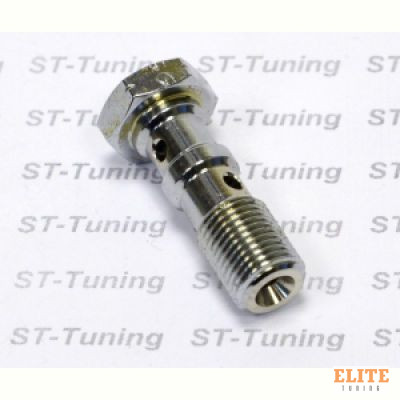 Болт (штуцер) двойной для banjo M10x1 L=30 mm хром, Goodridge 993-03-31CH