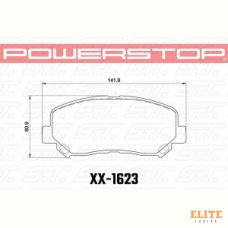 Колодки тормозные 23-1623 PowerStop Z23 передние Mazda CX-5; CX-8