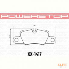Колодки тормозные 26-1417 PowerStop Z26 задние 911 (991) Carrera 2011-> Panamera 2009->