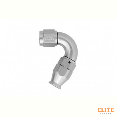 - 4 AN (4AN AN4) фитинг 120° D-04 Full Flow BLACKROCK LAB T04-120-3Ti под тефлоновый шланг