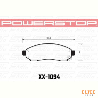Колодки тормозные 23-1094 PowerStop Z23 передние NISSAN Pathfinder 2005->
