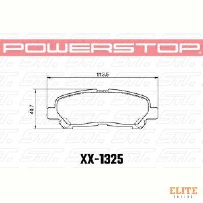 Колодки тормозные 17-1325 PowerStop Z17 задние TOYOTA HIGHLANDER 2007-2014