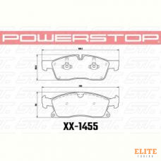 Колодки тормозные 26-1455 PowerStop Z26 передние Jeep Grand Cherokee WK2/Dodge Durango 2