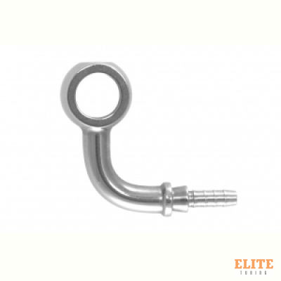 Фитинг banjo d10 mm, 90°, вбок D-03 нерж сталь, под опрессовку S5099S-03С, Goodridge