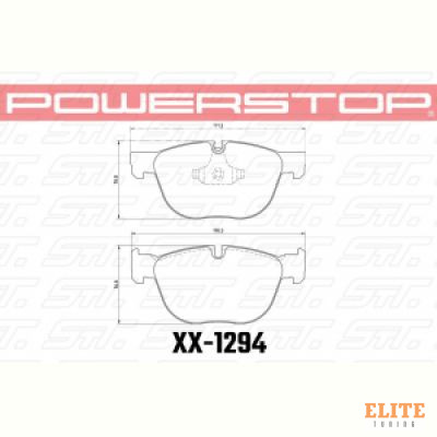 Колодки тормозные 23-1294 PowerStop Z23 передние BMW X5 E70, F15; X6 E71, F16