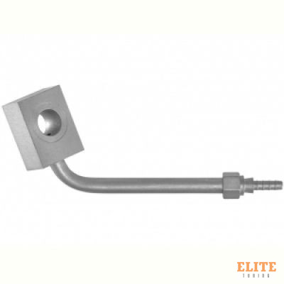 Фитинг banjo d10 mm, 70°, влево, длинный D-03 сталь, под опрессовку S507065L-03LZ1, Goodridge