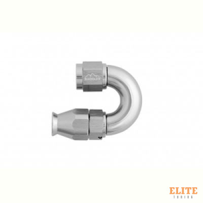 - 4 AN (4AN AN4) фитинг 180° D-04 Full Flow BLACKROCK LAB T04-180-3Ti под тефлоновый шланг
