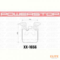 Колодки тормозные 23-1656 PowerStop Z23 задние BMW M4 F82, F32; M3 F80 F30; F20 F22 M-Performance