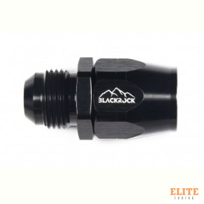 - 10 AN (10AN AN10) фитинг прямой ПАПА, BLACKROCK LAB ЧЁРНЫЙ, A10-001-MA6BK