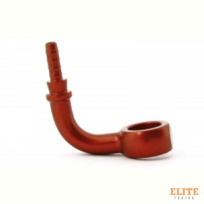 Фитинг banjo d10 mm, 90° D-03 алюминий КРАСНЫЙ, под опрессовку S5099-03DRD, Goodridge