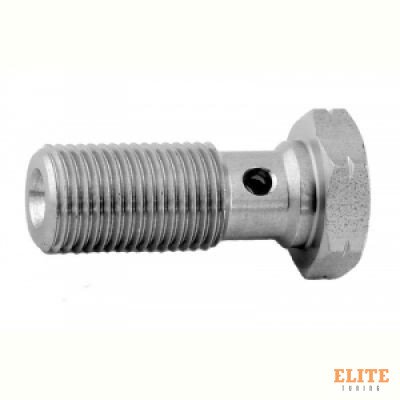 Болт (штуцер) для banjo M10x1 L=25mm нерж сталь, Goodridge 992-03-31LC