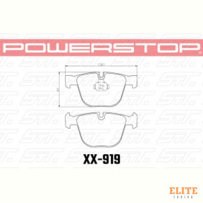 Колодки тормозные 23-919 PowerStop Z23 задние BMW 5 (E60), M3 (E92), M5, (E63)