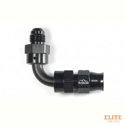 Фитинг AN-06, 90°, "папа" Hardline, алюминий, BLACKROCK LAB H06-090-MABK