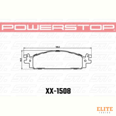 Колодки тормозные 36-1508 PowerStop Z36 передние Ford Explorer 2011-2019