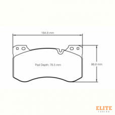 Колодки тормозные 8302-RSL29 PAGID RSL29 передние BMW M2 G87; M3 G80; M4 G82;